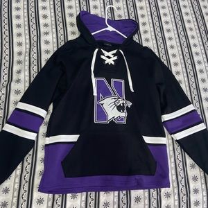 Northwestern Wildcats Men Hoodie, size Medium